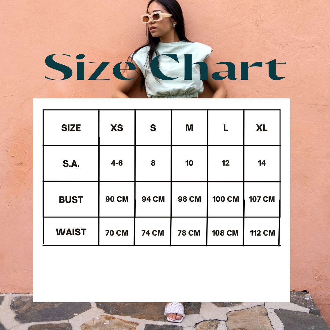 Size Chart jaggery.co.za Size Chart jaggery.co.za